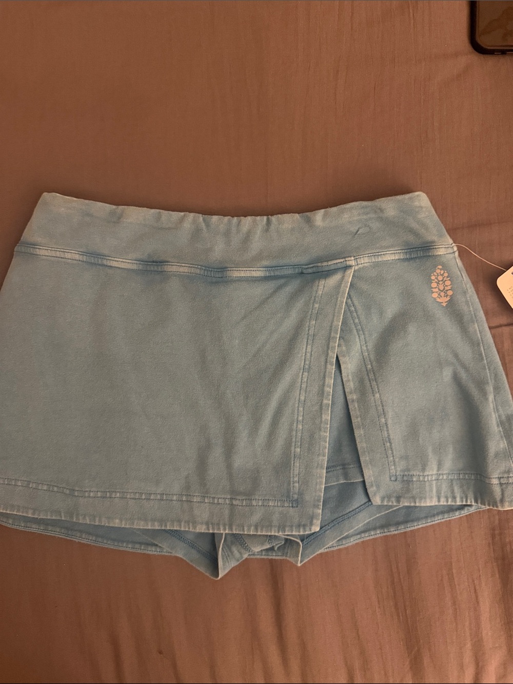 FP Movement by Free People Sky Blue Wrap Skort